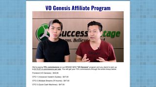 Affiliate Program - VO Genesis