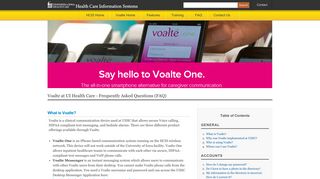 Voalte at UI Health Care - Frequently Asked ... - HCIS Help Desk