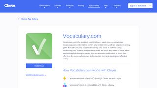Vocabulary.com - Clever application gallery | Clever