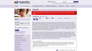 TeachersFirst Review - VocabSushi