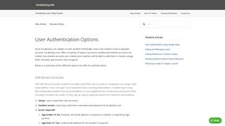 User Authentication Options – Vocabulary.com Help Center