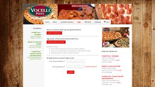 Vocelli Pizza | Login