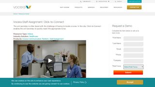 Vocera Staff Assignment: Click-to-Connect | Vocera