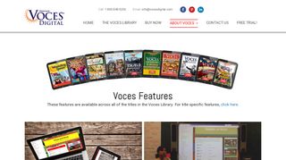Voces Features - Voces® Digital - Resources, courseware, and ...