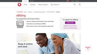 Ebilling – Get Your Monthly Invoice by Email | Vodacom