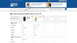 Compare Samsung Vodafone 360 H1 vs Vivo Y21L: Price, Specs ...