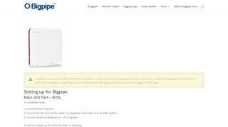Bigpipe Setup Guide for Vodafone HG556a Modem Router (ADSL ...