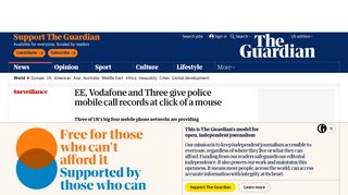 EE, Vodafone and Three give police mobile call records at click of a ...