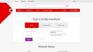 Sign in to My Vodafone - Vodafone NZ