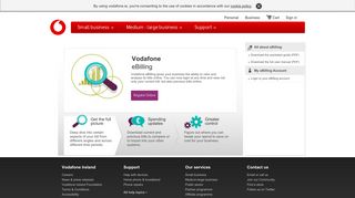 Vodafone eBilling Helping Your Business | Vodafone Ireland