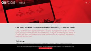 Case Study Vodafone Enterprise Online Portal - Catering to business ...