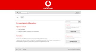 Help - Vodafone Careers