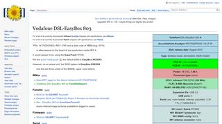 Vodafone DSL-EasyBox 803 - WikiDevi