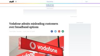 Vodafone admits misleading customers over broadband options | Stuff ...