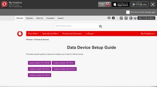 Vodafone Fiji - Data Device Setup Guide