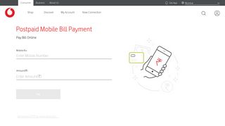 Postpaid Bill Payment | Online Mobile Bill Payment | Quick ... - Vodafone