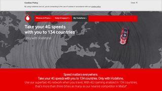 Vodafone Malta - Going Abroad