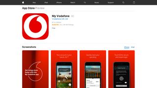 My Vodafone on the App Store - iTunes - Apple