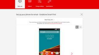 Vodafone Smart First - Set up your phone for email | Vodafone ...
