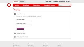 Top Up - Vodafone