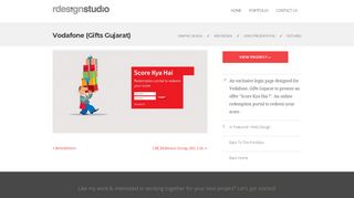 Vodafone (Gifts Gujarat) | Graphic and Web Development | Best ...
