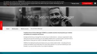Vodafone Secure Device Manager | Business | Vodafone UK