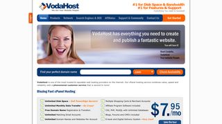 VodaHost Web Hosting | cPanel Hosting