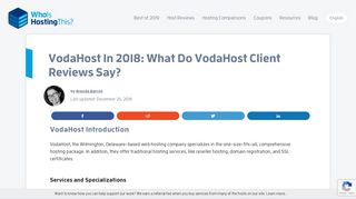 VodaHost In 2019: What Do VodaHost Client Reviews Say?