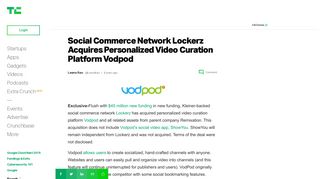 Social Commerce Network Lockerz Acquires Personalized Video ...