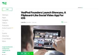 VodPod Founders Launch Showyou, A Flipboard-Like Social Video ...