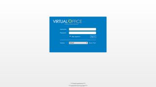 VOfficeGlobal Web Client Sign In