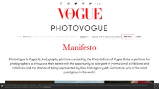 Manifesto - PhotoVogue - Vogue