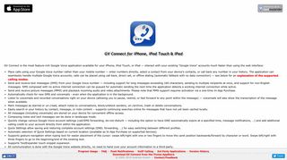 GV Connect — Google Voice for iPhone, iPod Touch & iPad