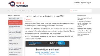 How do I switch from VoiceNation to NextPBX? – Ninja Number Help ...
