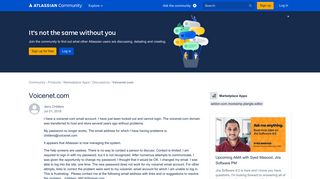 Voicenet.com - Atlassian Community