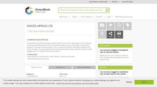 Voices Africa Ltd - Data Collection / Field Services,Online Panels ...