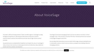 About VoiceSage - Business SMS and Communications Platform