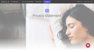 Privacy Policy - Voila Mattress