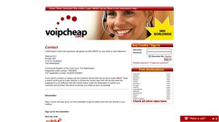 Contact - VoipCheap | Free voip calls are one step away!