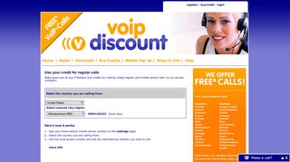 Local Access Number - VoipDiscount | Free Calls and SMS
