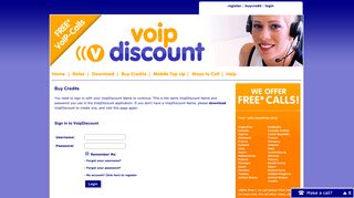 Buy Credits - VoipDiscount | Free Calls and SMS
