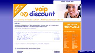 We offer a wide range of handy features, to help you ... - VoipDiscount