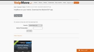 VoipMove on your mobile: Download the MobileVOIP app