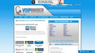 VoipRaider on your mobile