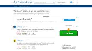 Voip Soft Client Sign Up - free download suggestions - Advice