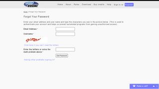 Forgot your password? - VoipZoom | UNLIMITED FREE CALLING ...