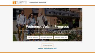 Vol in Progress - The University of Tennessee, Knoxville