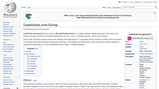 Lastminute.com Group - Wikipedia
