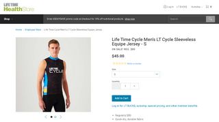 Life Time Cycle Voler Men's LT Cycle Sleeveless Equipe Jersey - S