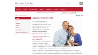 Volunteer | Humane Society for SW Washington
